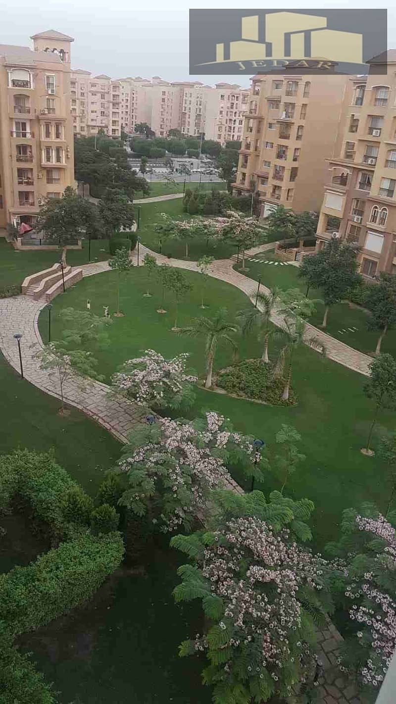 Apartment for rent furnished in Madinaty New Cairo 136 meters wide garden view special finishes 0