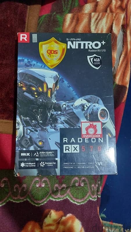 Saphire nitro+ RX 570 4Gb 1