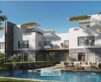 Townhouse for sale in Levels Bay Dunes Compound in Sheikh Zayed, with a 5% down payment and payment facilities