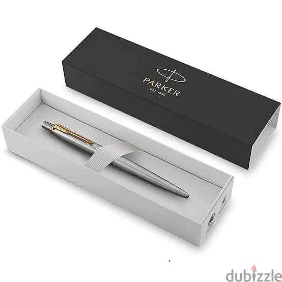 Parker jotter Stainless Steel Ballpoint Pen Silver- Gold 0