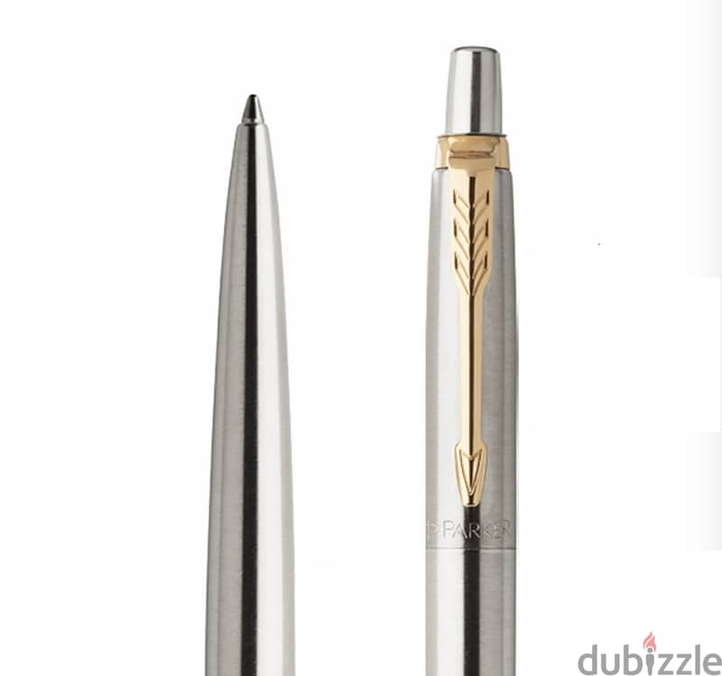 Parker jotter Stainless Steel Ballpoint Pen Silver- Gold 4