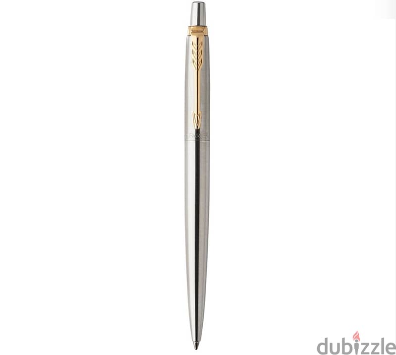 Parker jotter Stainless Steel Ballpoint Pen Silver- Gold 6