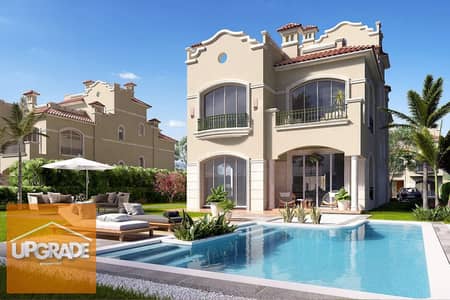 Standalone villa 280 sqm Ready to move at Lavista IL Patio Prime El Shrouk. Prime location with a stunning view in a prestigious compound