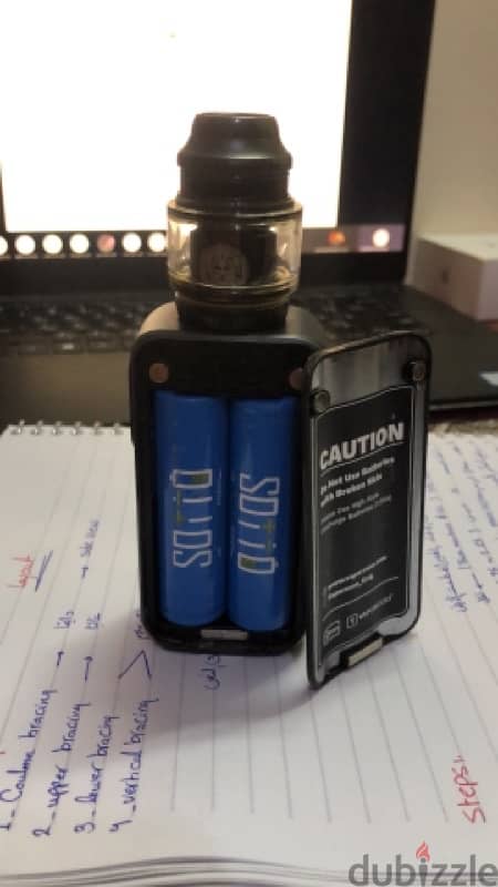 kit vape mod luxe 1 +tank zeus x duel coil 4