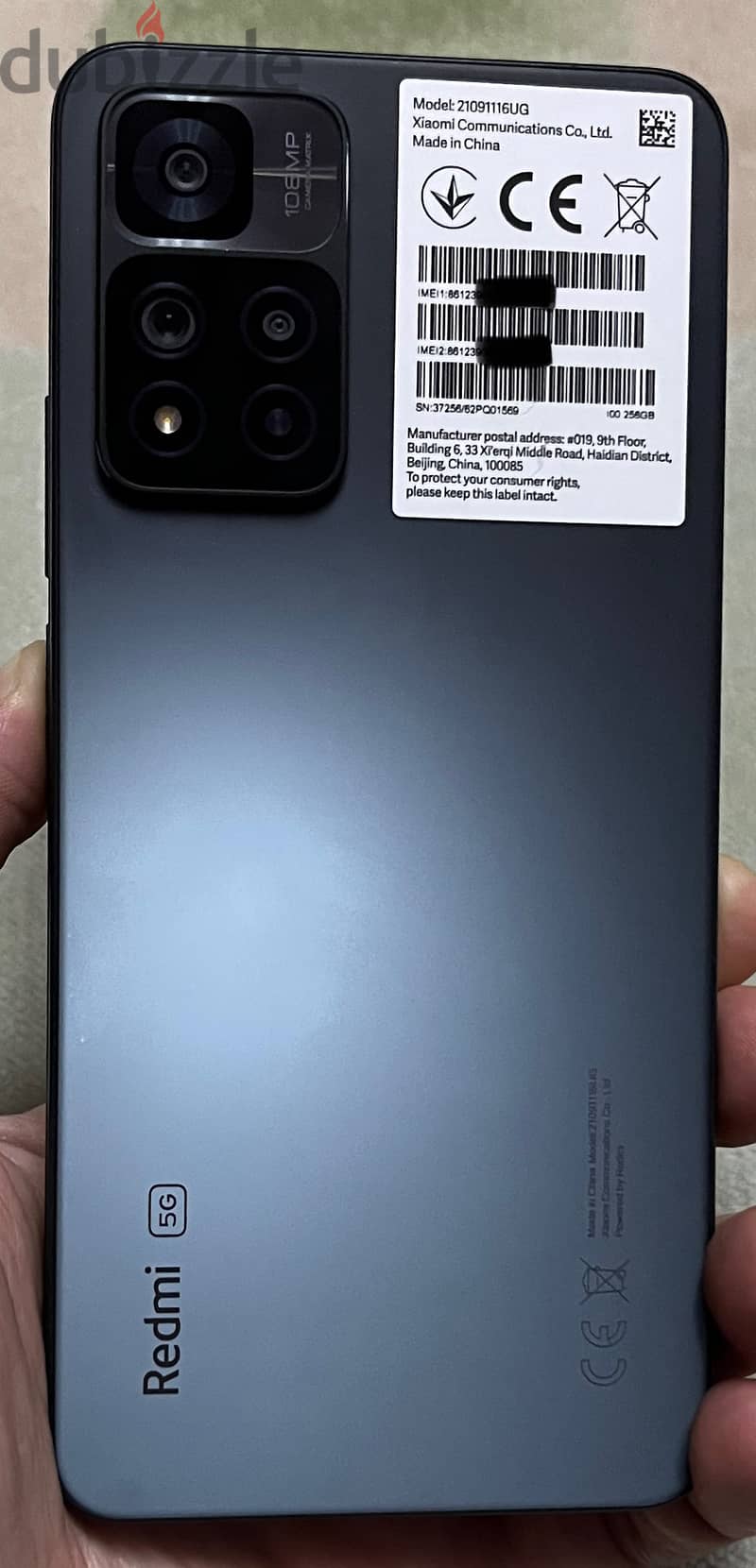 Xiaomi redmi note 11 Pro Plus 5G  8GB RAM 256 GB ROM Graphite Gray 7