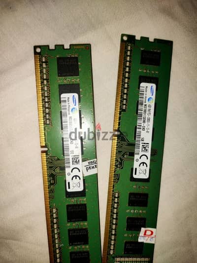 رامتين الواحده ٤ جيجا ddr3