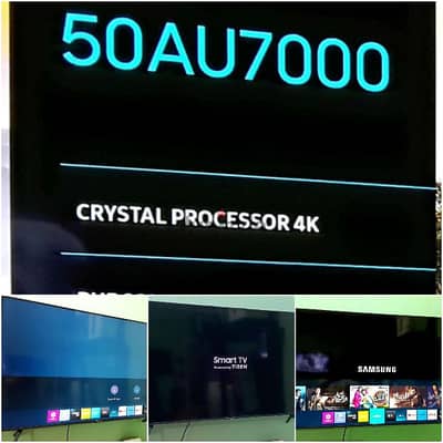 سامسونج 50بوصه 4k اسمارت برسيفر داخلى سيريس 7000 بمشتملاتها بلكارتونه