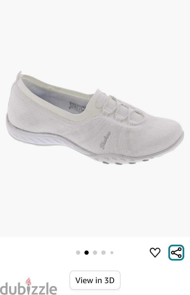 Skecker Women White Sneaker 1