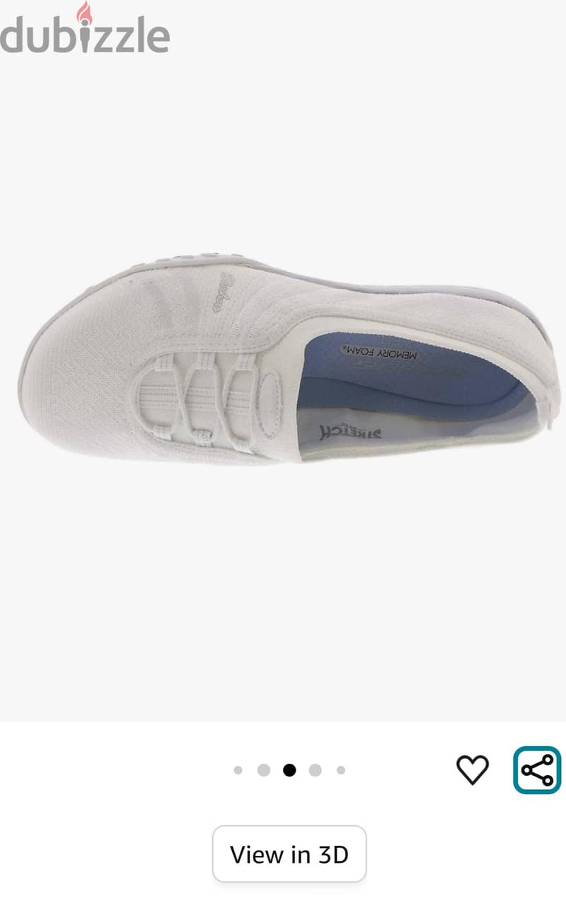 Skecker Women White Sneaker 2