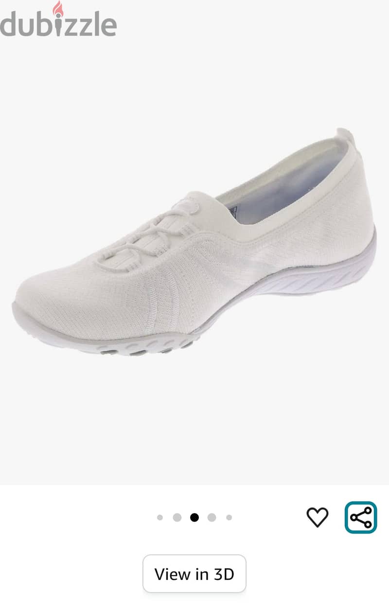 Skecker Women White Sneaker 4