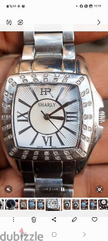 Sharly  Original Swiss Watch With geniune Diamond