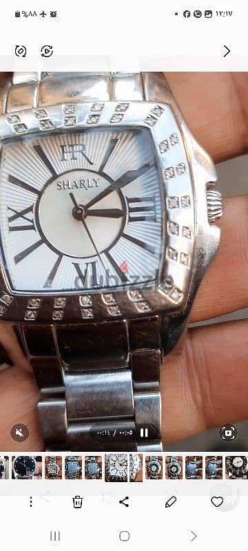 Sharly  Original Swiss Watch With geniune Diamond 1