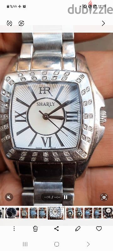 Sharly  Original Swiss Watch With geniune Diamond 2