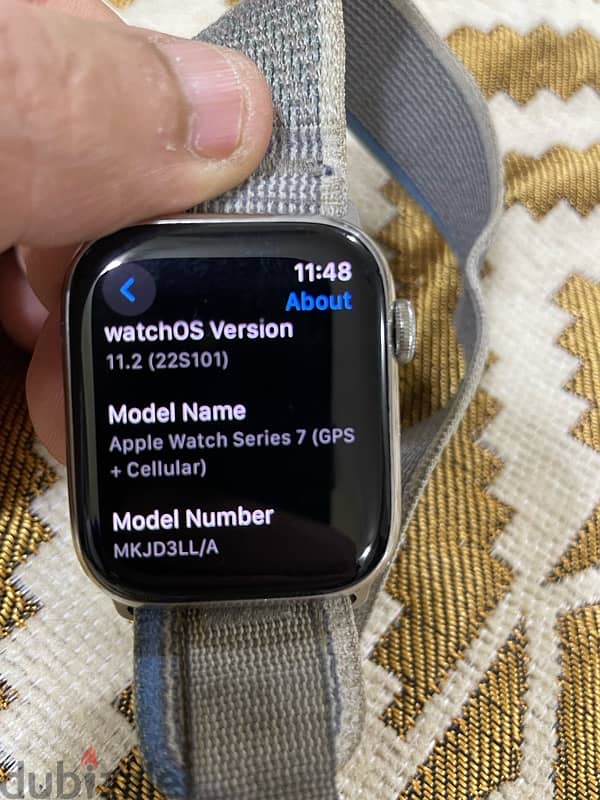 Apple Watch Series 7 stainless gps cellular 45mm 3