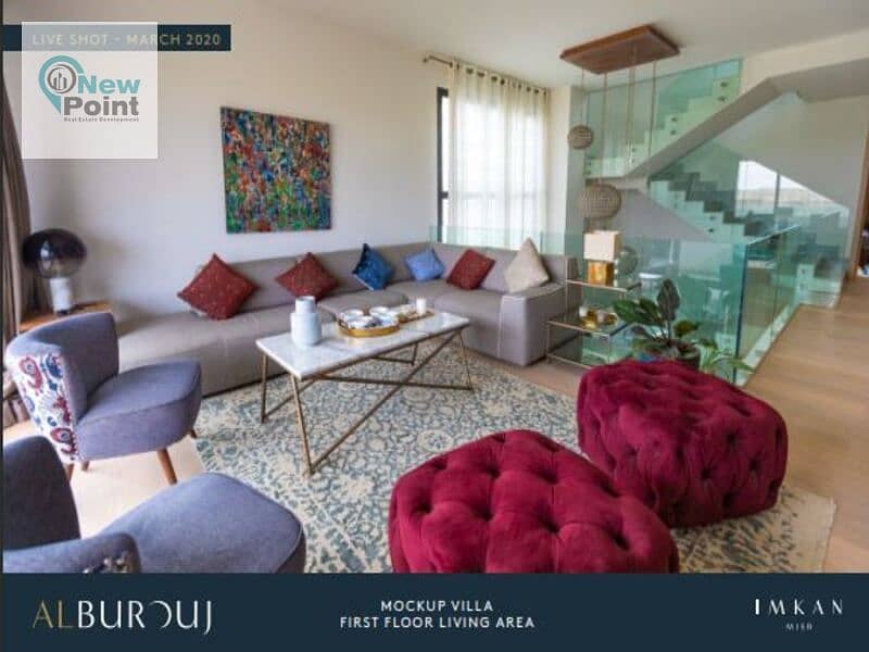 Receive your fully finished apartment immediately in Al Burouj Al Shorouk Compound 0