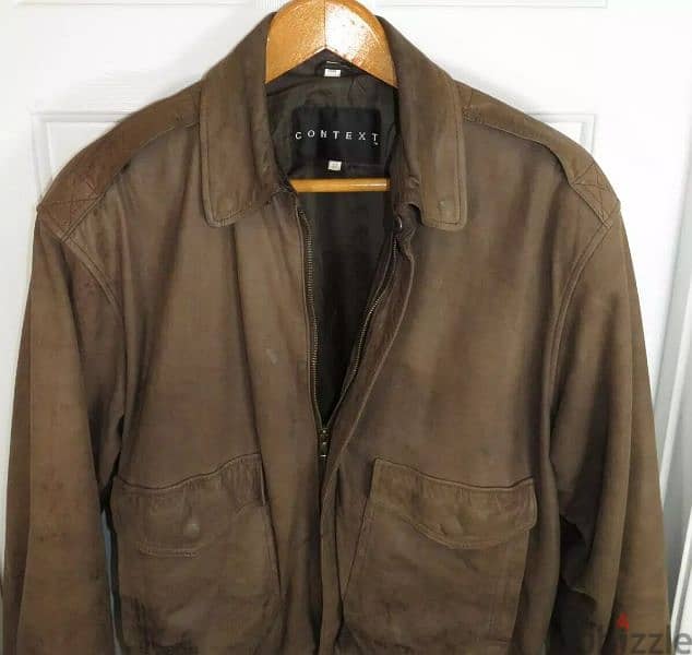 vintage genuine leather jacket 0