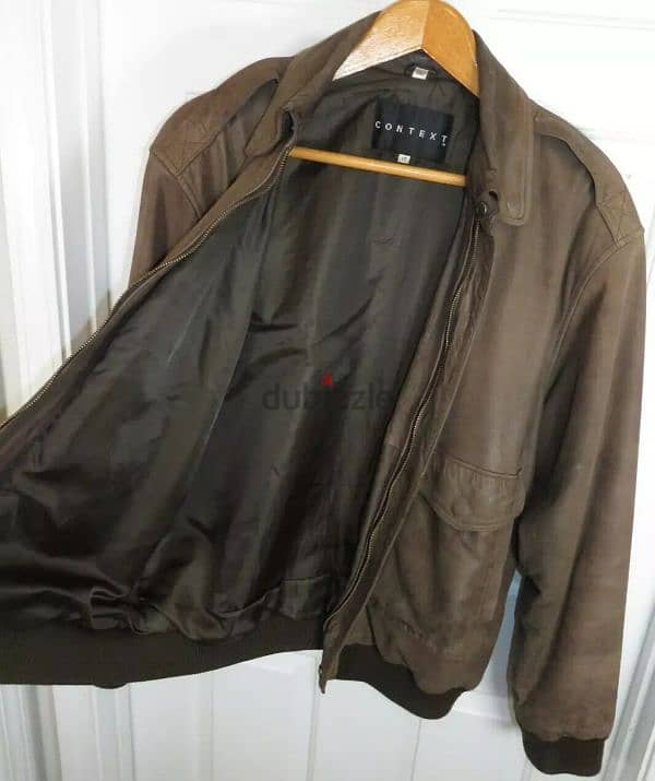 vintage genuine leather jacket 1