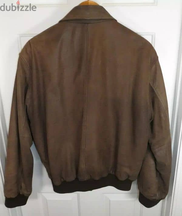 vintage genuine leather jacket 2