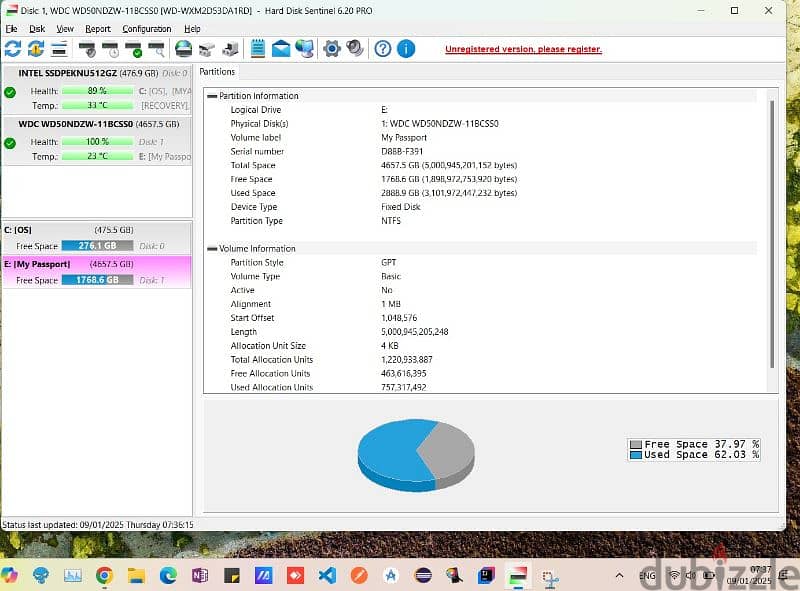 WD My Passport 5TB USB - WD my passport هارد خارجي 5 تيرا 3