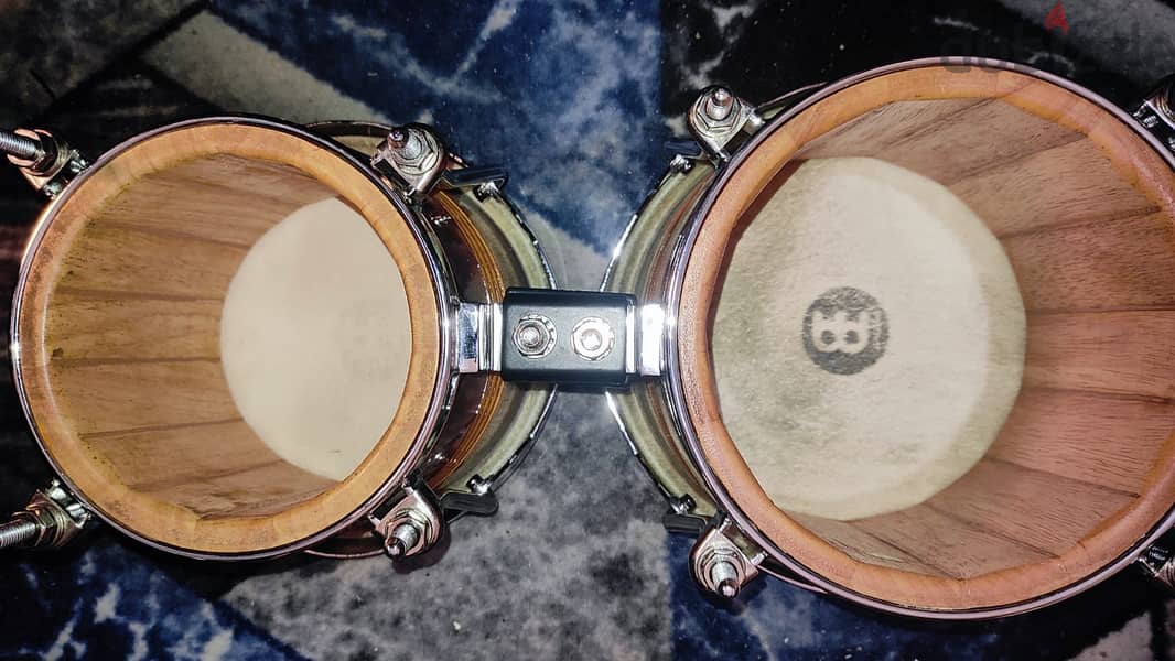 بونجو مينل ألماني بالجلد الأصلي Bongo Meinl 6 3/4 - 8 5