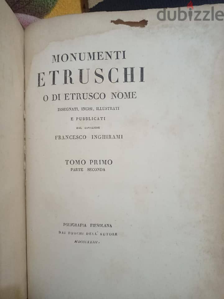 INGHIRAMI(1821) Monumenti etruschi 9