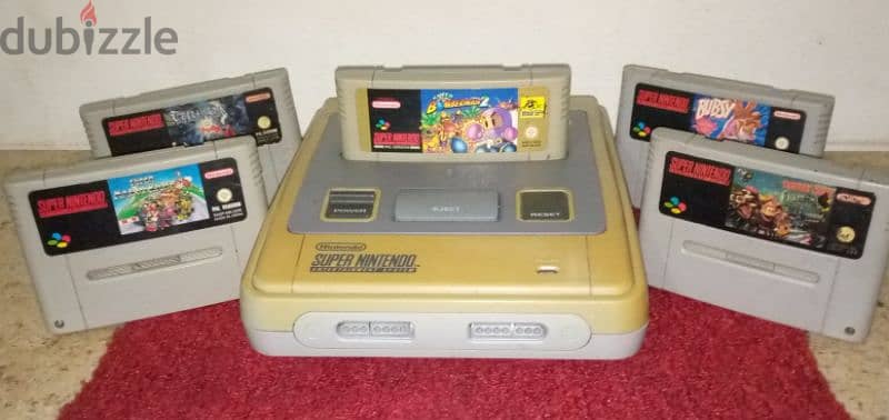 اللعاب الكترونيه قديمه Super nintendo 0