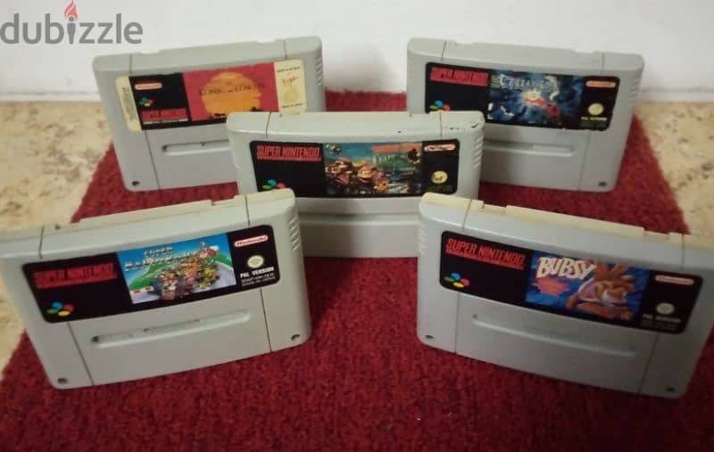 اللعاب الكترونيه قديمه Super nintendo 1