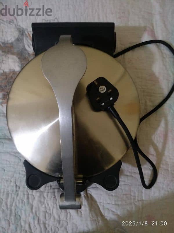 geepas VillaWare V5955 Electric Flatbread Maker | 1000W, 1