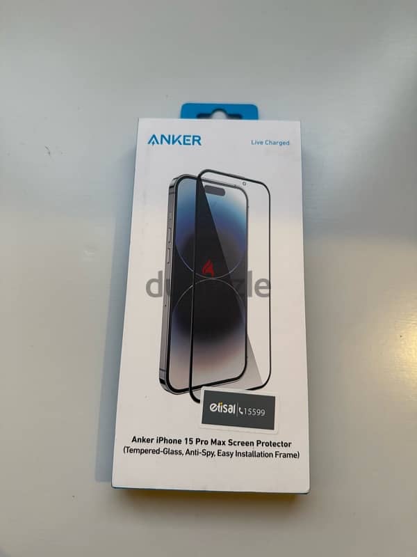 Iphone 15 pro max 512G + Anker screen 12