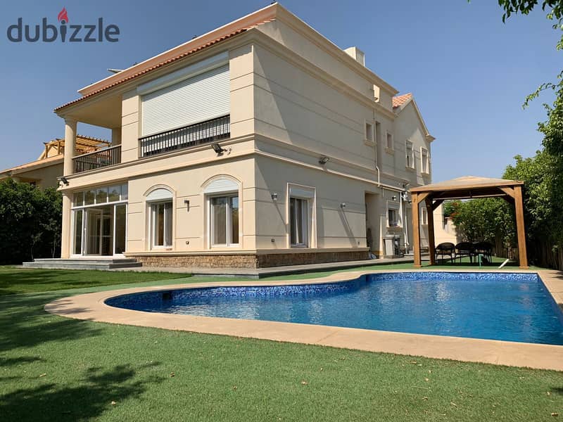 villa For Rent Type W with Private Swimming Pool Near to the South Park In Madinaty 0