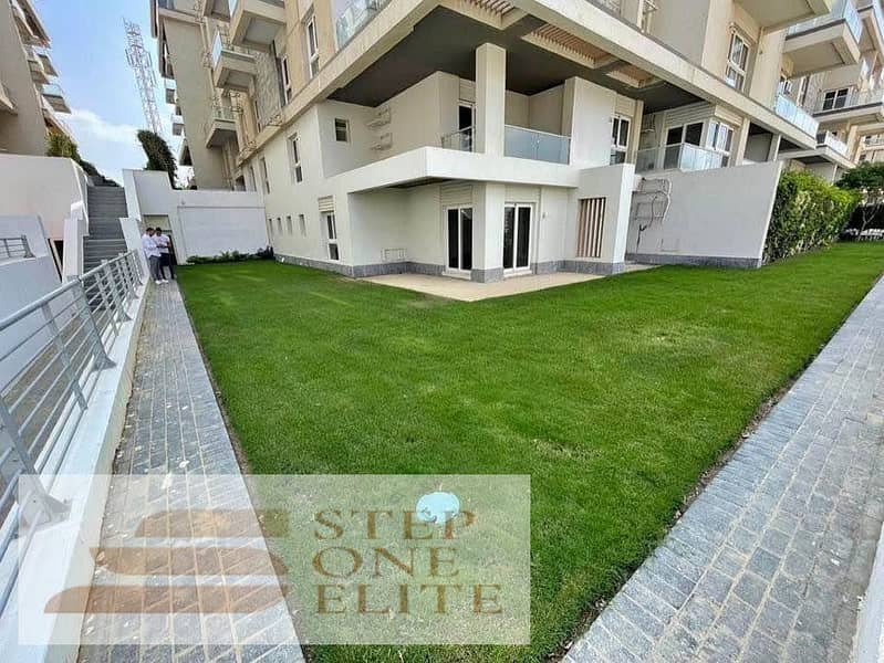 Immediate delivery of an apartment with a garden in Fifth Settlement, near the American University. 0