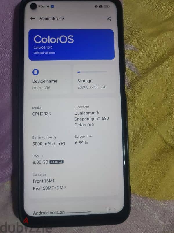 OPPO A96 1