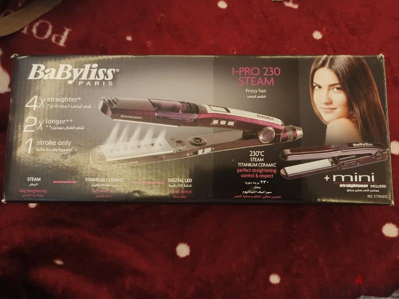 babyliss I-pro 230 steam + mini straightener 0