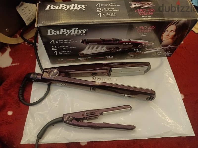 babyliss I-pro 230 steam + mini straightener 1