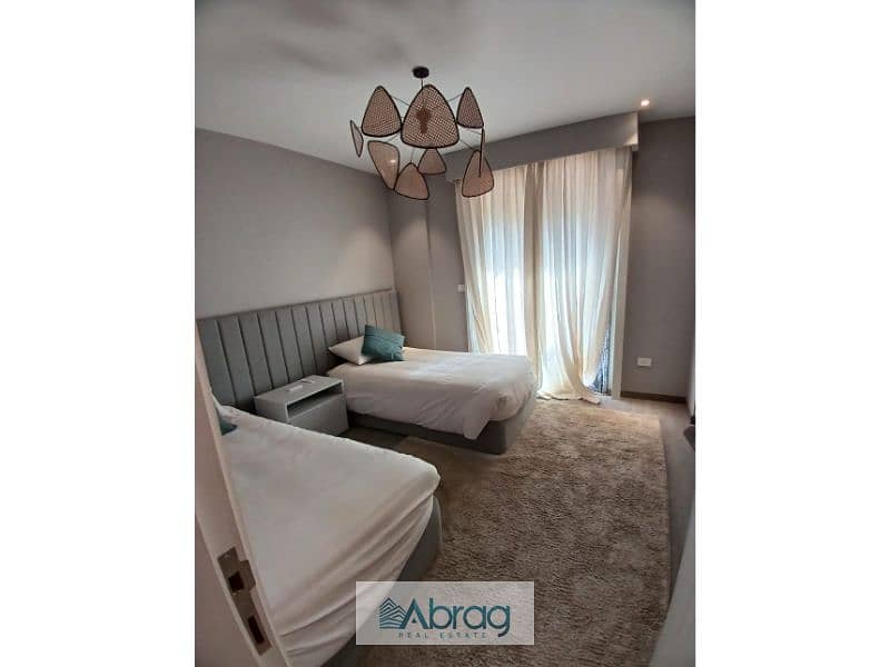 Studio for sale, 89 sqm, with 42 sqm garden, in Village West Dorra Compound, Sheikh Zayed, finished, with air conditioners, with facilities. 0