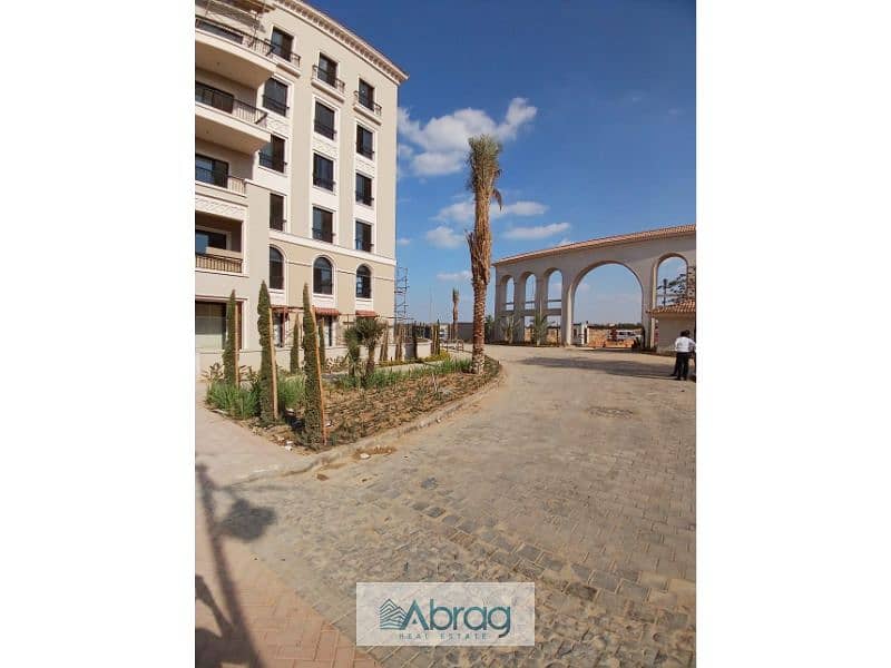 89 sqm apartment for sale in Village West Durrat Sheikh Zayed Compound, finished, with air conditioning, with facilities. 0