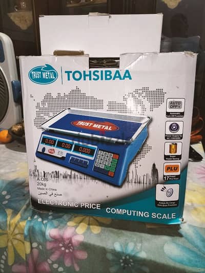 ميزان ٢٠ كيلو  توشيبا (  Toshiba 20kg) 20 كيلو كسر زيرو بحالة الجديد