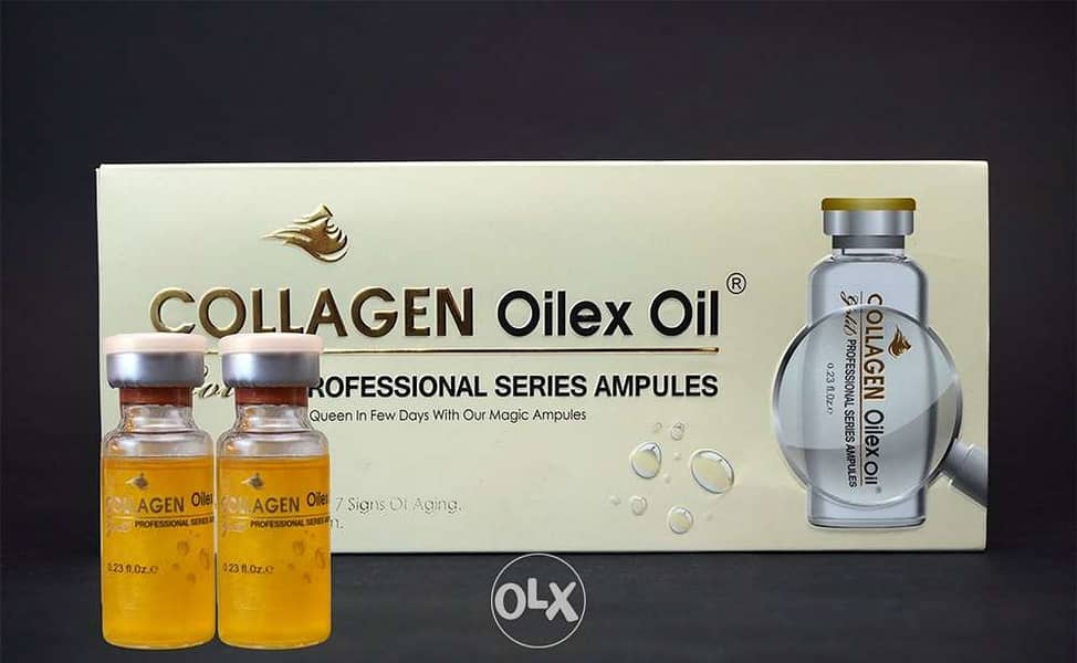 العرض الذهبي (Collagen Oilex Oil - Gold - امبولات نترات الدهب ٦ امبولا ...