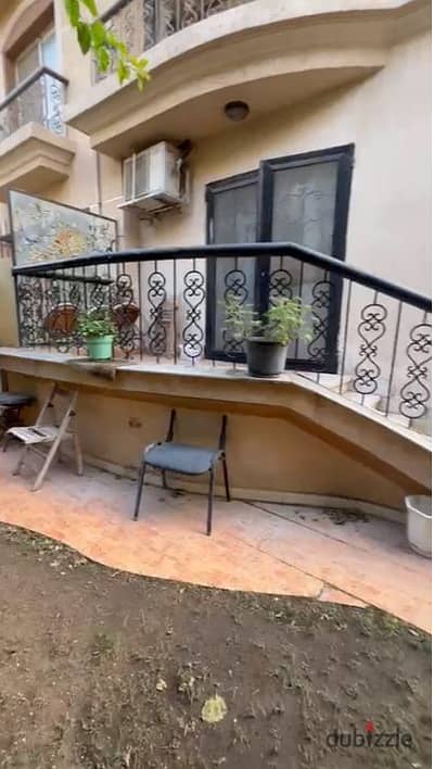 Furnished studio with private garden for rent in Al-Rehab City