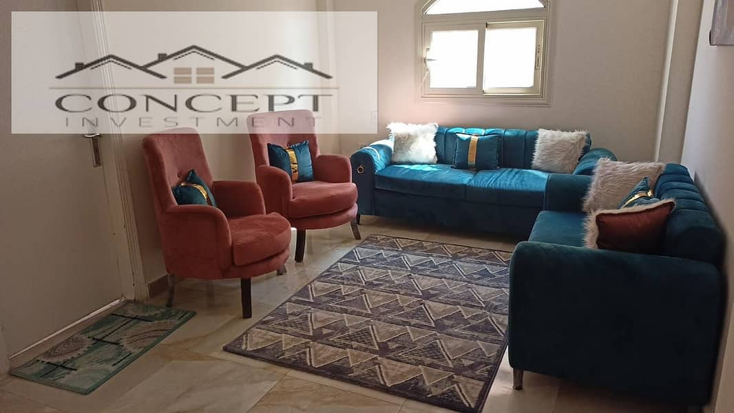 For Rent Fully Furnished Apartment 3 Bedrooms In Al Narges - New Cairo 0