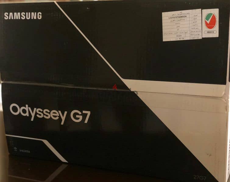 للبيع شاشة Samsung Odyssey G7 - 27 بوصة، 240Hz، QHD 2