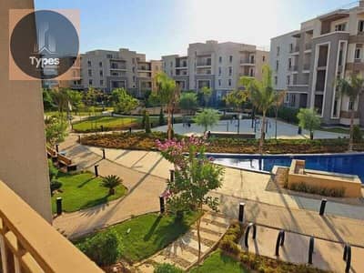 Apartment for sale in October Plaza Sodic, next to Mountain View iCity, ground floor with garden, apartment with an area of ​​236 sqm, ground floor in