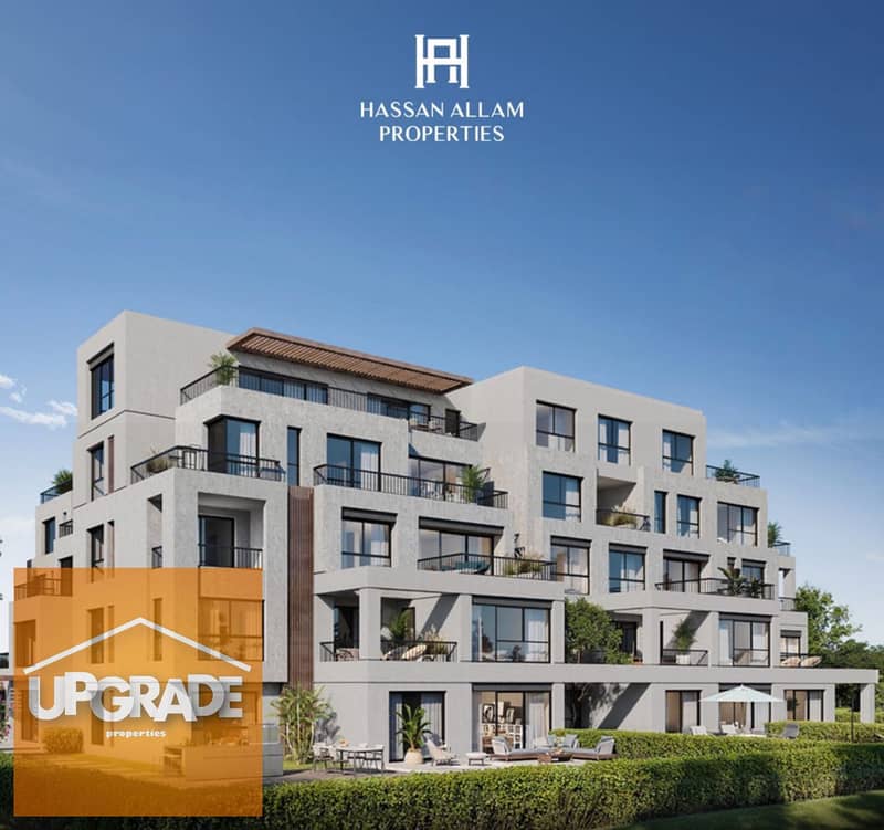 132 sqm apartment with 2 bedrooms in Park Central Hassan Allam Compound, Mostakbal City. Prime location and view, next to Aliva Mountain View. 0