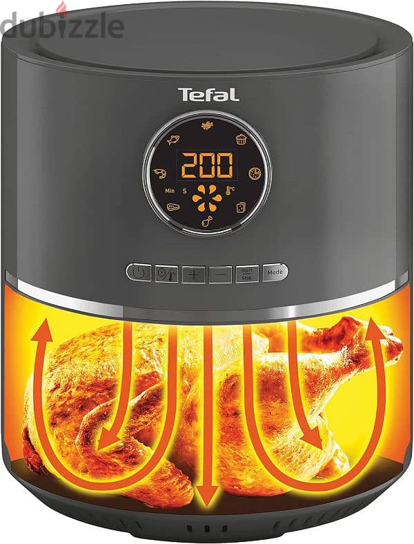 Tefal Ultra Fry Digital Air Fryer, 4.2 Liters, 8 Programs, 1