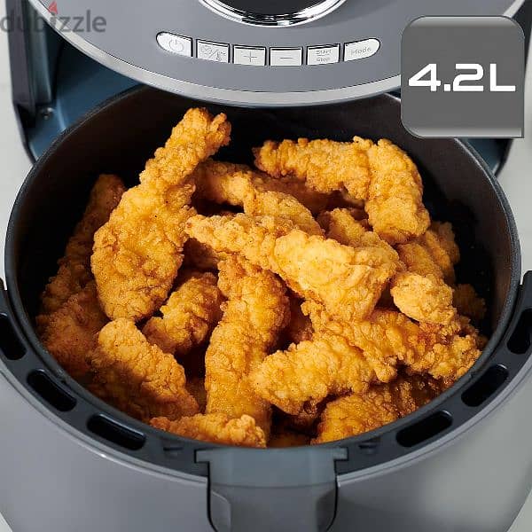 Tefal Ultra Fry Digital Air Fryer, 4.2 Liters, 8 Programs, 2