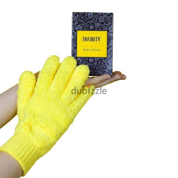 قفاز استحمام البيبى  Baby shower glove 1