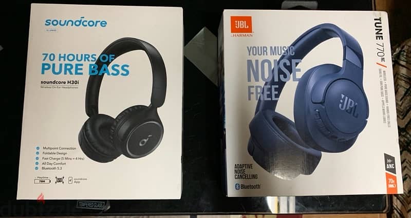 JBL Tune 77nc & Soundcore Headphones 2