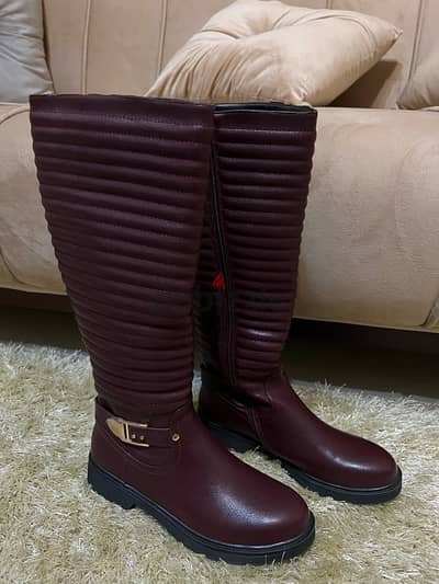 joy & roy burghandy boots