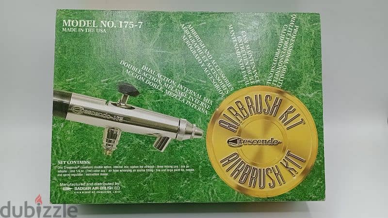 AIRBRUSH BADGER CRESCENDO 175-7 made in USA brand new 2