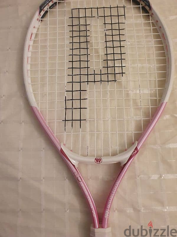 wimbledon sharapova air pink edition tennis racket 23 inch 1